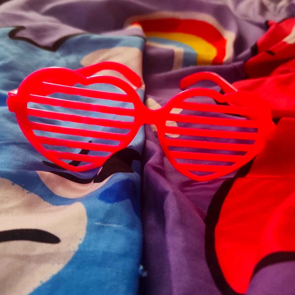 Heart glasses